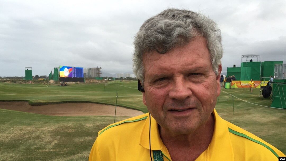 Bob Condron, Olympic golf venue media director (P. Brewer/VOA)