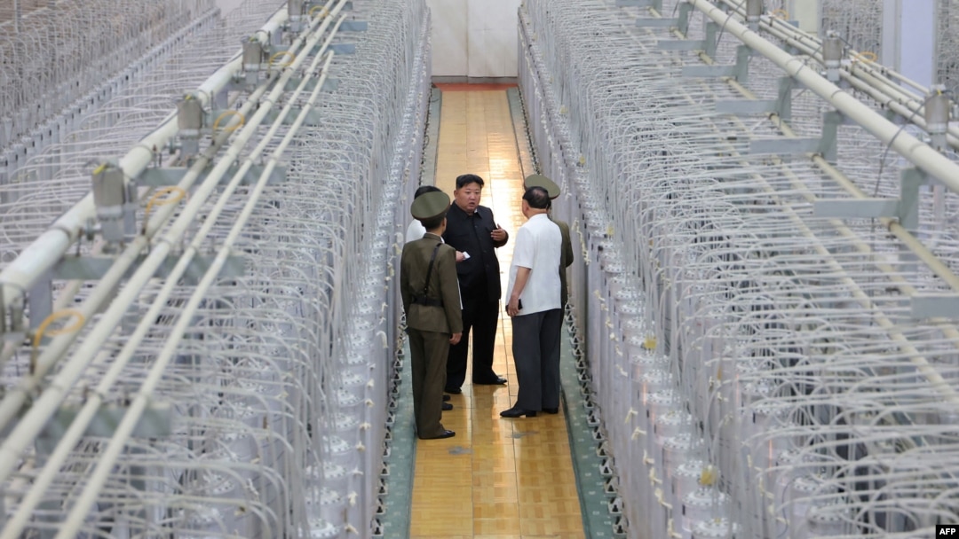 2024년 9월 13일 북한 관영 '조선중앙통신'은 김정은 국무위원장이 핵무기연구소와 무기급 핵 물질 생산시설을 현지 지도하고 무기급 핵 물질 생산을 늘리기 위한 중요 과업을 제시했다며 날짜 미상의 사진을 공개했다.
