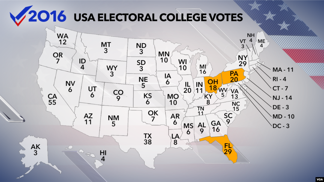 El Colegio Electoral se reúne semanas después de la elección presidencial en EE.UU. para elegir formalmente al presidente.