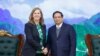 Thủ tướng Phạm Minh Chính và bà Lynn Maxwell, Tổng Giám đốc Thương mại toàn cầu của S&P Global Ratings - Ảnh: VGP.