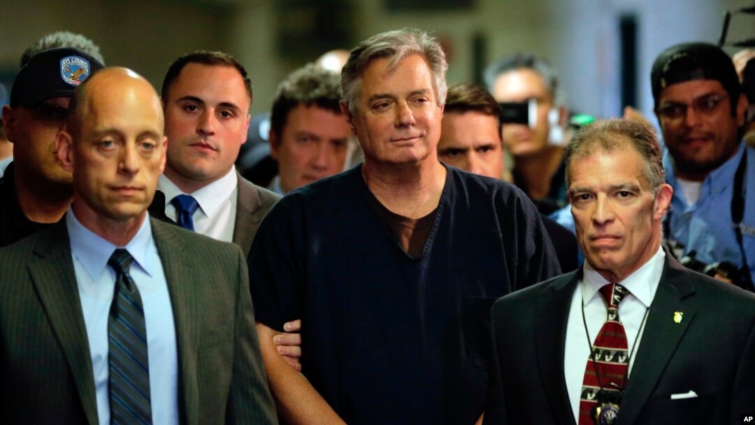 FILE - Paul Manafort arrives in court June 27, 2019 in New York.
