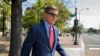 FILE - Michael Flynn, President Donald Trump's former national security adviser, leaves federal court following a status conference in Washington, Sept. 10, 2019. 