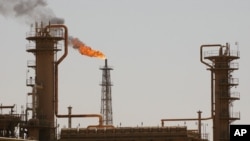 FILE - Iraq's largest oil refinery in the northern town of Baiji, Iraq.