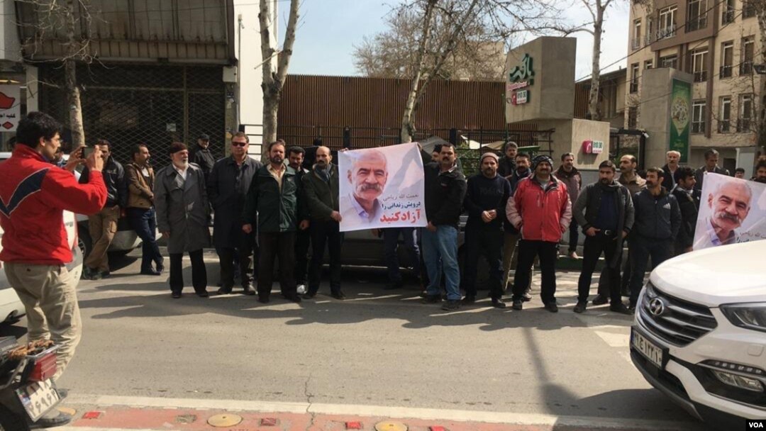 تصویری از حضور دراویش گنابادی در گلستان هفتم و در اعتراضات سال ۱۳۹۶