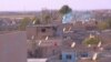 Smoke rises from building after airstrike on Hasaka, Syria, AUg. 19, 2016. (Photo: VOA Kurdish Service)