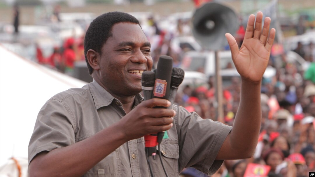 Kiongozi wa upinzani Hakainde Hichilema