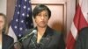 Muriel Bowser, alcaldesa del Distrito de Columbia, habla del estado de emergencia por coronavirus. 