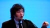 El presidente argentino Javier Milei habla durante el Foro Económico Internacional de las Américas, el martes 26 de marzo de 2024, en Buenos Aires. 