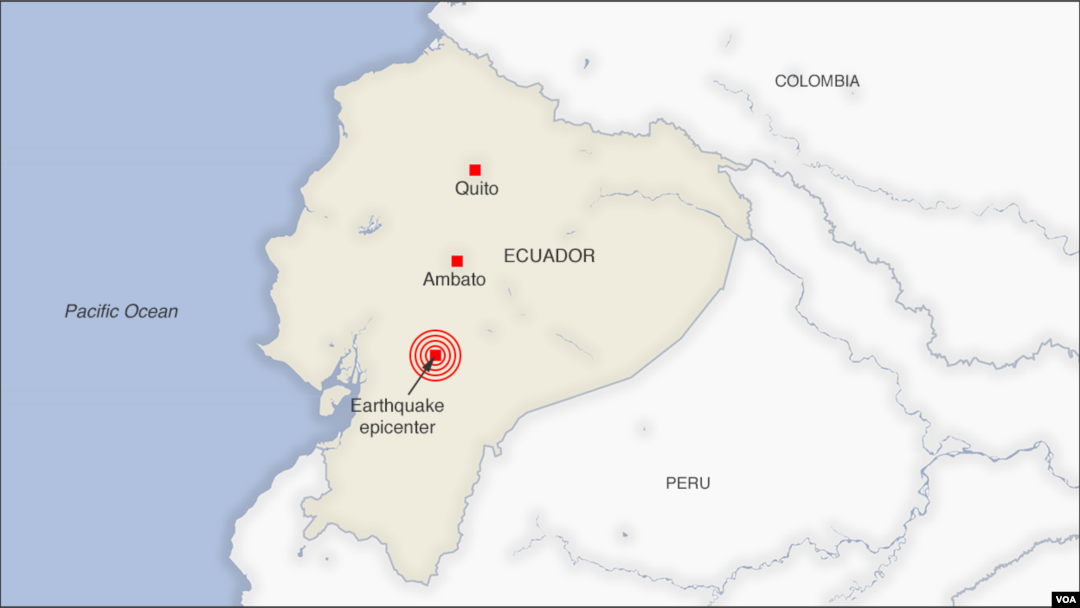 En septiembre de 2018 un fuerte sismo afectó a Ecuador.