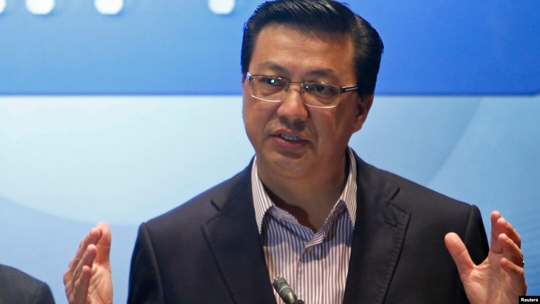 FILE - Malaysia's Transport Minister Liow Tiong Lai speaks during a news conference at a hotel near the Kuala Lumpur International Airport in Sepang, July 19, 2014. 