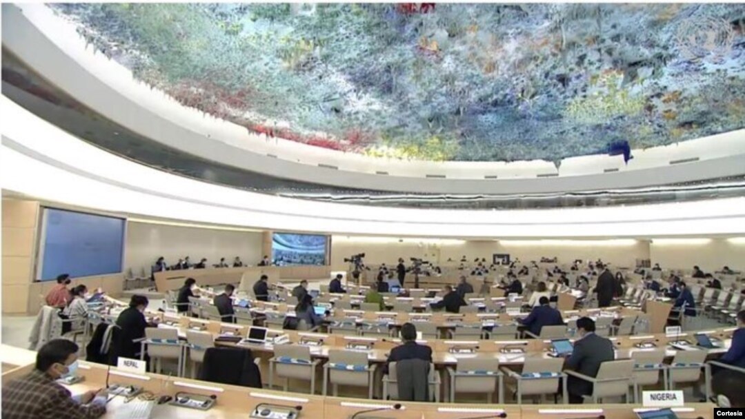 Vista del Consejo de Derechos Humanos de la Naciones Unidas, en Ginebra, Suiza. Archivo.