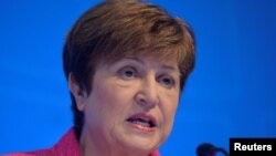 La directora gerente del FMI, Kristalina Georgieva, dijo que los bancos centrales deberían mantener políticas monetarias y financieras flexibles.