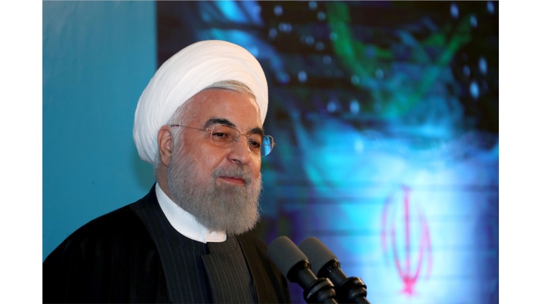 In this photo released by the official website of the office of the Iranian Presidency, President Hassan Rouhani speaks in Iran, Feb. 25, 2020.