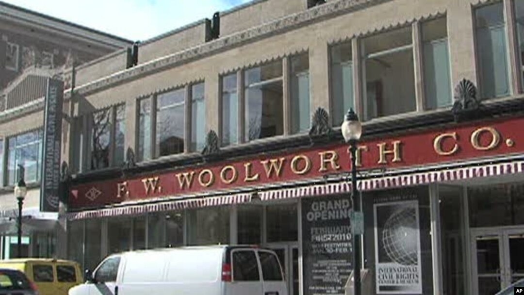 The Woolworth department store in Greensboro, North Carolina that was the site of the famous sit-ins on 1 Feb 1960