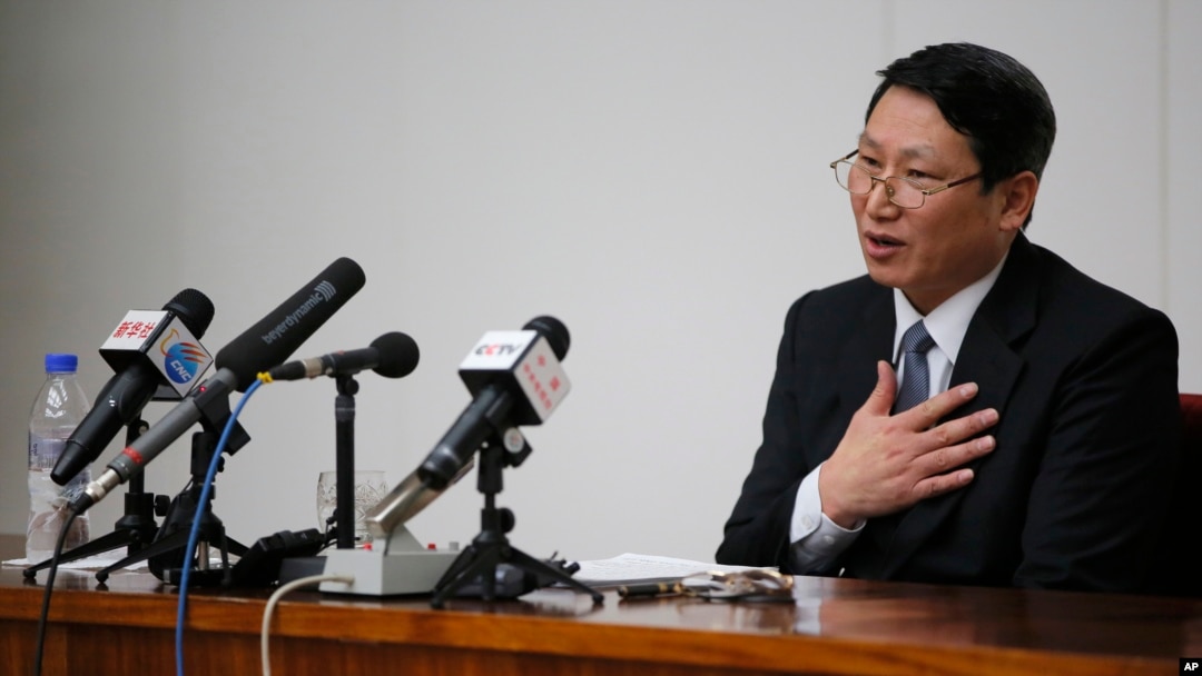 북한에 억류 중인 한국인 개신교 선교사 김정욱 씨가 지난 27일 평양에서 기자회견을 가졌다.
