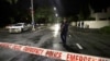 A police officer patrols at a cordon near a mosque in central Christchurch, New Zealand, March 15, 2019. Multiple people were killed in mass shootings at two mosques full of worshipers attending Friday prayers.